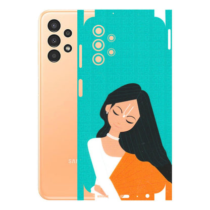 Samsung A/S Series Phone Skins (All Models) - Radhe Radhe With Hindu Symbol - Matte Finish (M-164) Samsung Galaxy A13 4G