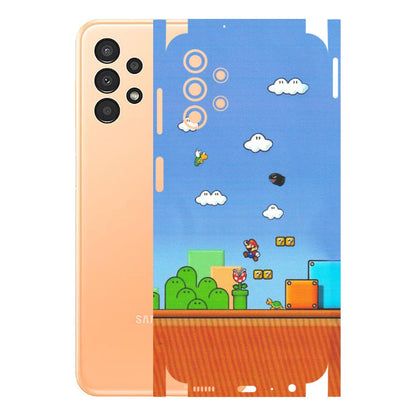 Samsung A/S Series Phone Skins (All Models) - Mario Game Scene - Matte Finish (M-24) Samsung Galaxy A13 4G
