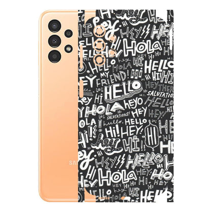 Samsung A/S Series Phone Skins (All Models) - Hi Hello Doodles - Matte Finish (M-25) Samsung Galaxy A13 4G