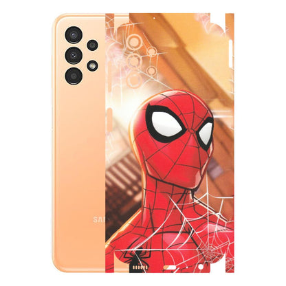 Samsung A/S Series Phone Skins (All Models) - Spiderman Face New - Matte Finish (M-41) Samsung Galaxy A13 4G