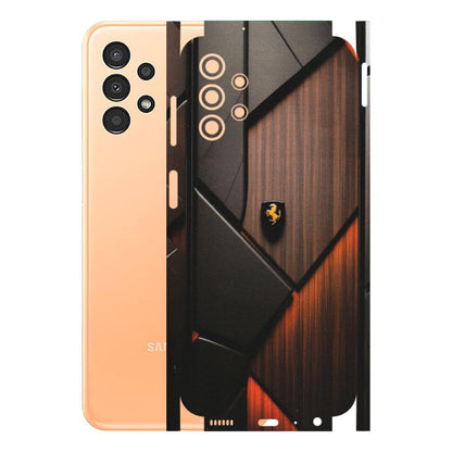 Samsung A/S Series Phone Skins (All Models) - Lambo Beauty Wood Pattern Sober - Matte Finish (M-51) Samsung Galaxy A13 4G