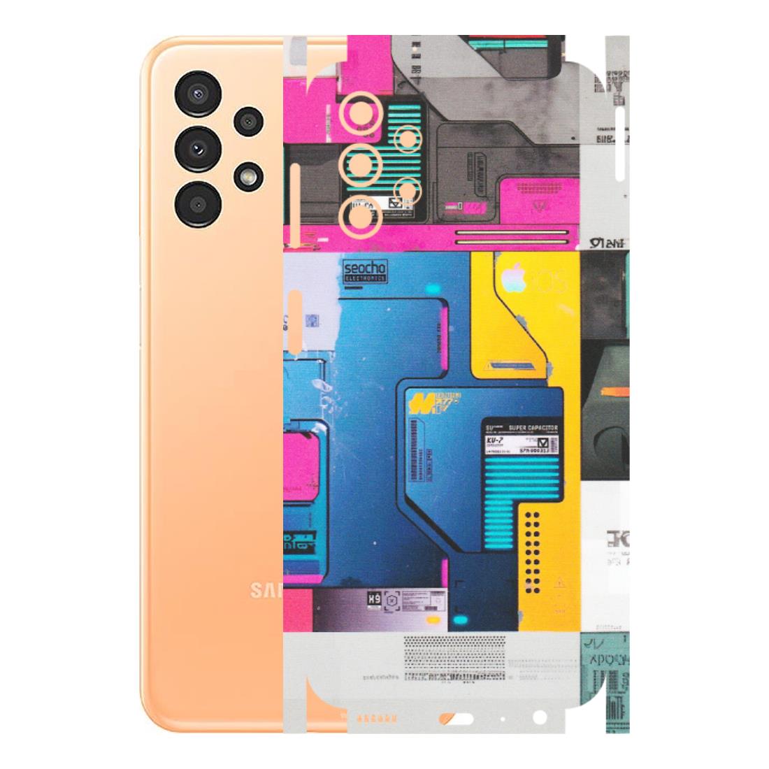 Samsung A/S Series Phone Skins (All Models) - Colourfull Motherboard Internals - Matte Finish (M-55) Samsung Galaxy A13 4G