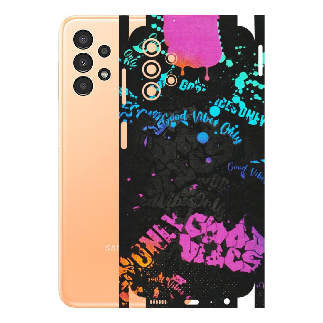 Samsung A/S Series Phone Skins (All Models) - Majestic Black Vibes - Matte Finish (M-62) Samsung Galaxy A13 4G