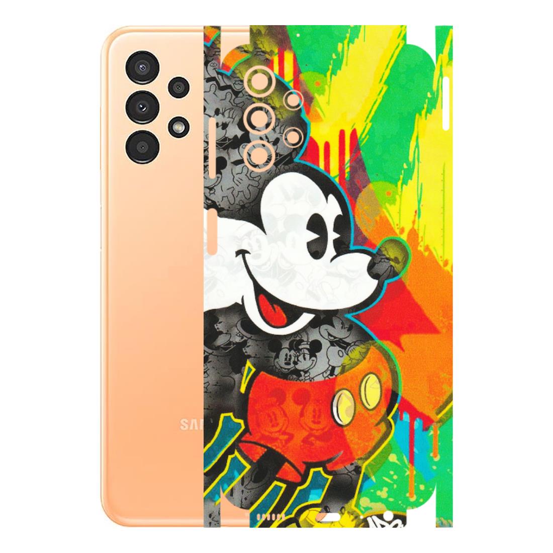 Samsung A/S Series Phone Skins (All Models) - Multiple Mickey With Colourful Texture - Matte Finish (M-84) Samsung Galaxy A13 4G