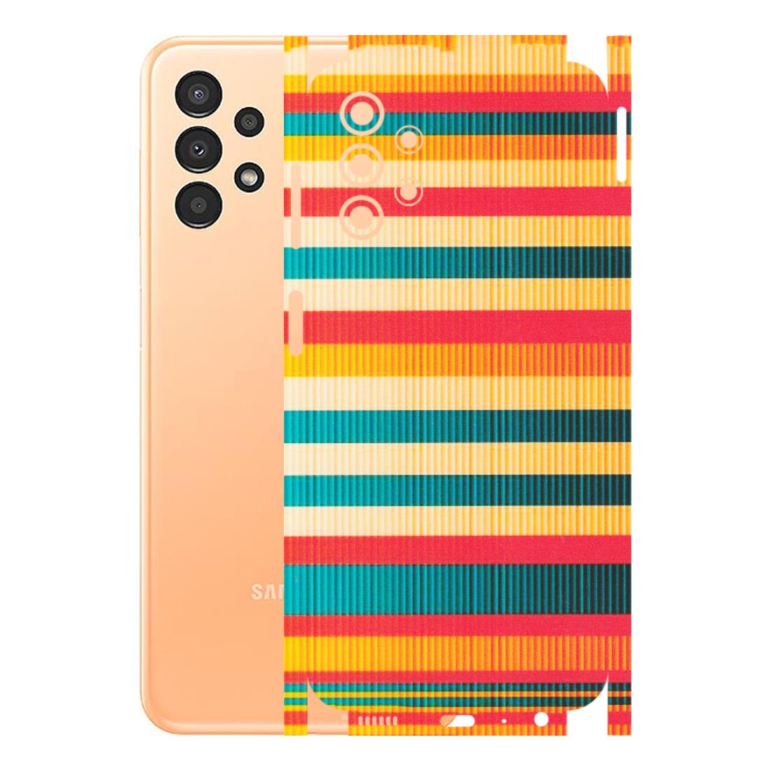 Samsung A/S Series Phone Skins (All Models) - Colourful Stripes Soothing Effect - Matte Finish (M-86) Samsung Galaxy A13 4G