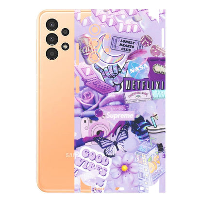 Samsung A/S Series Phone Skins (All Models) - Supreme Purple Magic - Matte Finish (M-88) Samsung Galaxy A13 4G