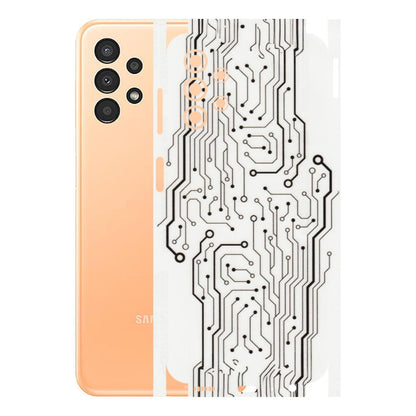 Samsung A/S Series Phone Skins (All Models) - Tech Circuits - Transparent Finish (T-03) Samsung Galaxy A13 4G
