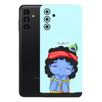 Samsung A/S Series Phone Skins (All Models) - Radhe Radhe Cute Toon - 3D Embossed Finish (L-05) Samsung Galaxy A13 (5G)