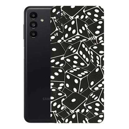 Samsung A/S Series Phone Skins (All Models) - Big Black Dices - 3D Embossed Finish (L-106) Samsung Galaxy A13 (5G)