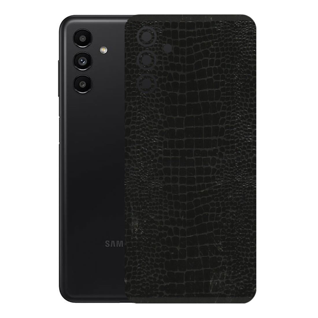 Samsung A/S Series Phone Skins (All Models) - Snake Leather Black - 3D Embossed Finish (L-107) Samsung Galaxy A13 (5G)