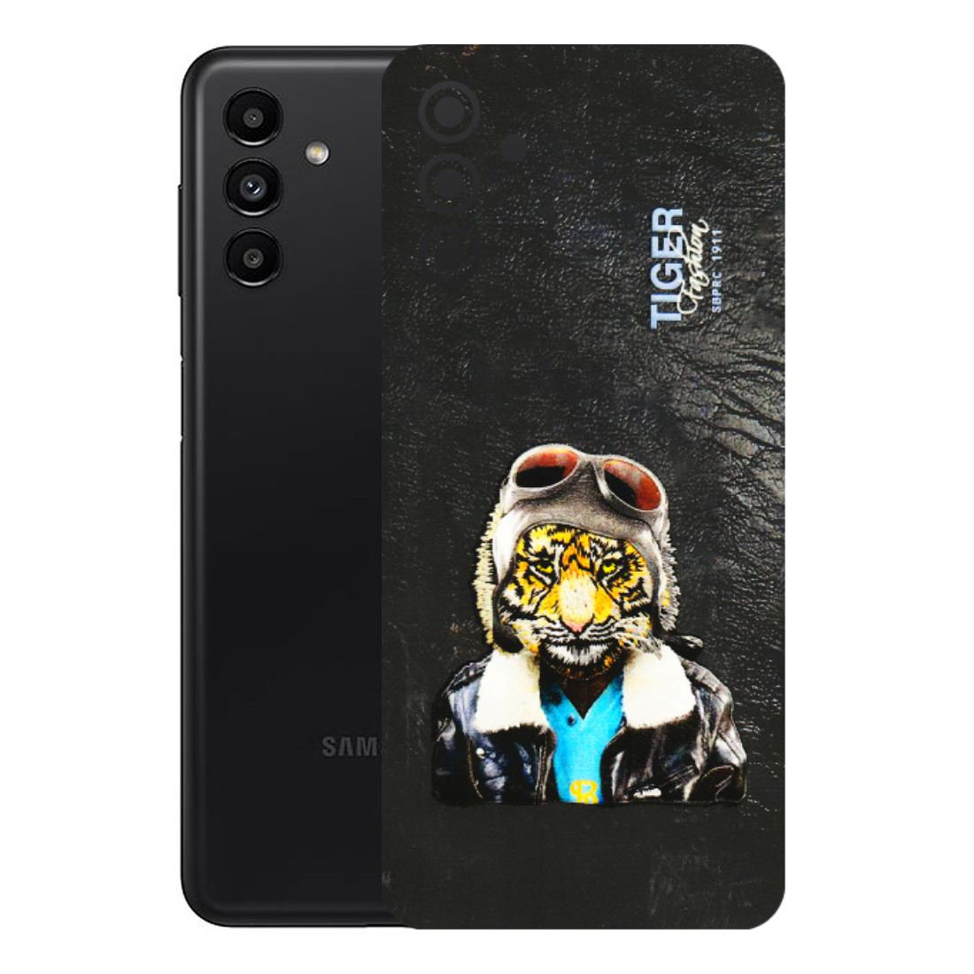 Samsung A/S Series Phone Skins (All Models) - Rider Tiger - 3D Embossed Finish (L-113) Samsung Galaxy A13 (5G)