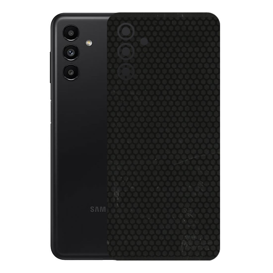 Samsung A/S Series Phone Skins (All Models) - Black honeycomb - 3D Embossed Finish (L-114) Samsung Galaxy A13 (5G)
