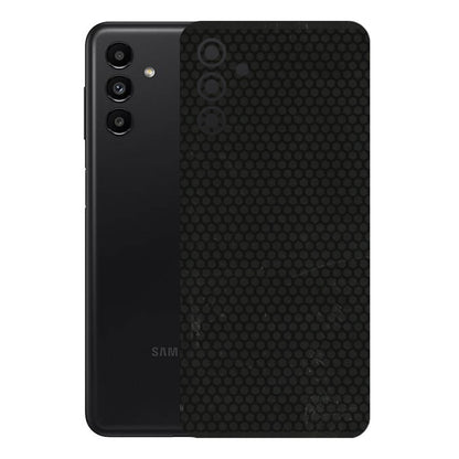 Samsung A/S Series Phone Skins (All Models) - Black honeycomb - 3D Embossed Finish (L-114) Samsung Galaxy A13 (5G)