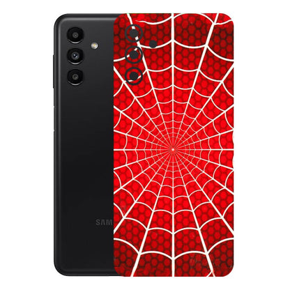 Samsung A/S Series Phone Skins (All Models) - Classic Spidey Web - 3D Embossed Finish (L-115) Samsung Galaxy A13 (5G)