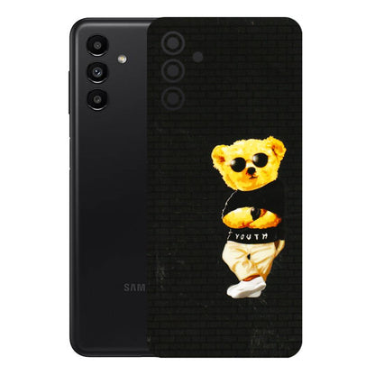 Samsung A/S Series Phone Skins (All Models) - Classy Teddy Bear - 3D Embossed Finish (L-116) Samsung Galaxy A13 (5G)