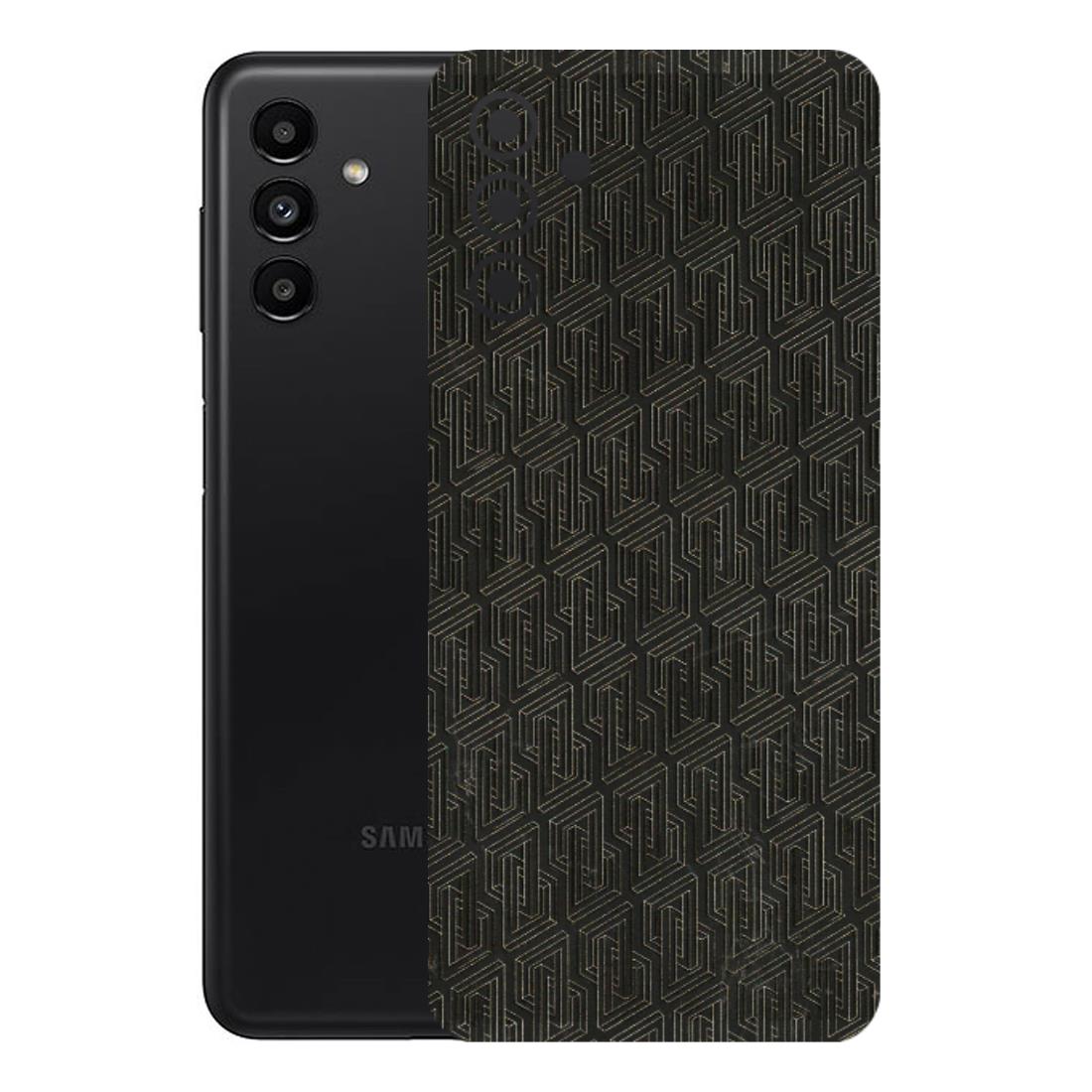 Samsung A/S Series Phone Skins (All Models) - Black Abstract Pattern - 3D Embossed Finish (L-117) Samsung Galaxy A13 (5G)