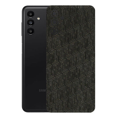 Samsung A/S Series Phone Skins (All Models) - Black Abstract Pattern - 3D Embossed Finish (L-117) Samsung Galaxy A13 (5G)