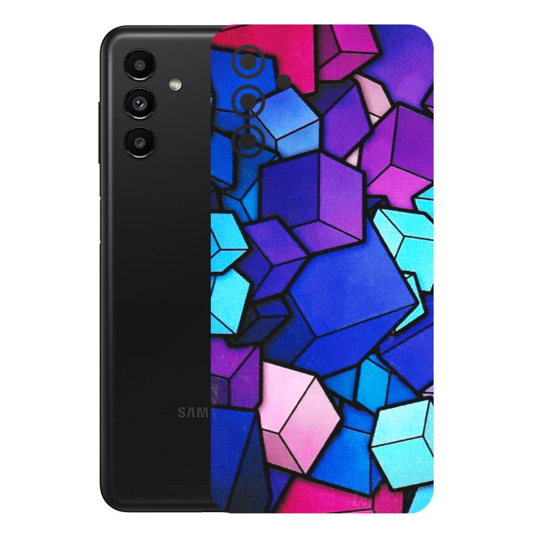 Samsung A/S Series Phone Skins (All Models) - Cube Doodle - 3D Embossed Finish (L-141) Samsung Galaxy A13 (5G)