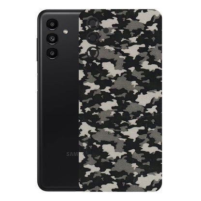 Samsung A/S Series Phone Skins (All Models) - Black/Grey Camoflaunge - 3D Embossed Finish (L-142) Samsung Galaxy A13 (5G)