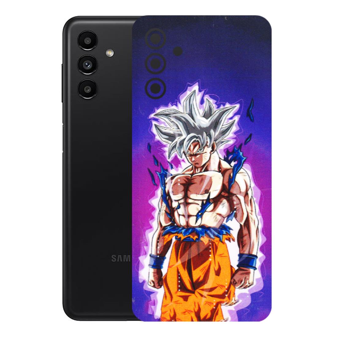 Samsung A/S Series Phone Skins (All Models) - Goku Purple Anime - 3D Embossed Finish (L-147) Samsung Galaxy A13 (5G)