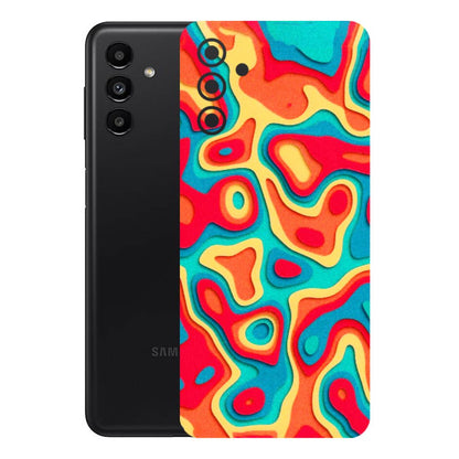 Samsung A/S Series Phone Skins (All Models) - Abstract Swirl - 3D Embossed Finish (L-150) Samsung Galaxy A13 (5G)