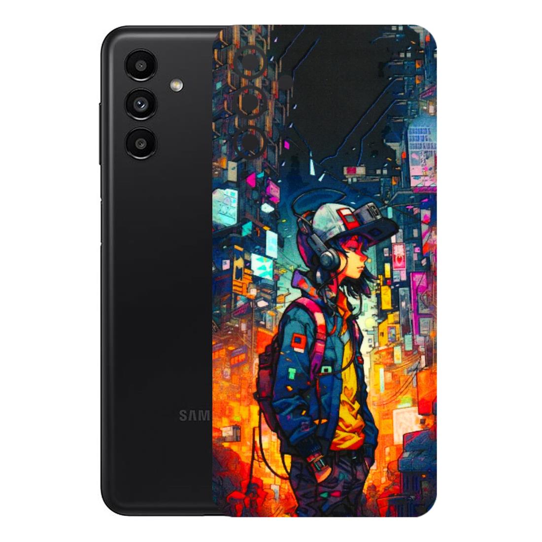 Samsung A/S Series Phone Skins (All Models) - Street Anime Guy - 3D Embossed Finish (L-158) Samsung Galaxy A13 (5G)