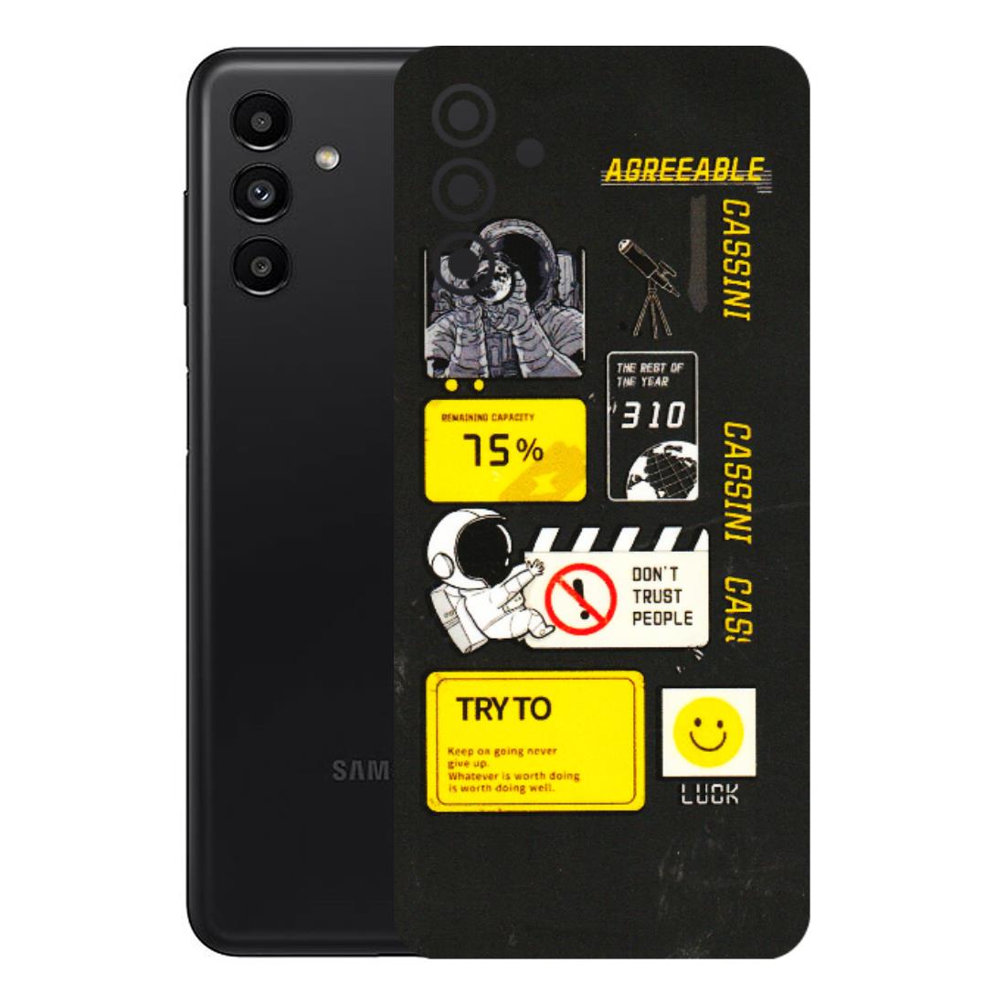 Samsung A/S Series Phone Skins (All Models) - Black Cassini - 3D Embossed Finish (L-161) Samsung Galaxy A13 (5G)