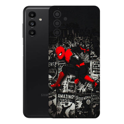 Samsung A/S Series Phone Skins (All Models) - SpiderMan New - 3D Embossed Finish (L-162) Samsung Galaxy A13 (5G)