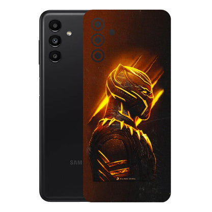Samsung A/S Series Phone Skins (All Models) - Gold Black Panther - 3D Embossed Finish (L-181) Samsung Galaxy A13 (5G)