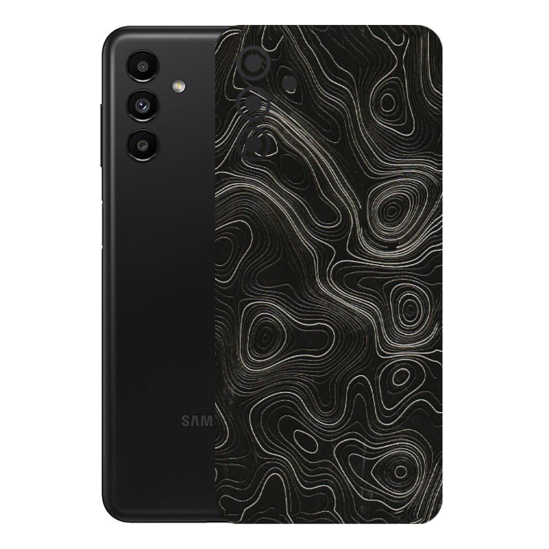 Samsung A/S Series Phone Skins (All Models) - Black Swirl - 3D Embossed Finish (L-196) Samsung Galaxy A13 (5G)