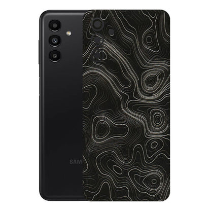 Samsung A/S Series Phone Skins (All Models) - Black Swirl - 3D Embossed Finish (L-196) Samsung Galaxy A13 (5G)