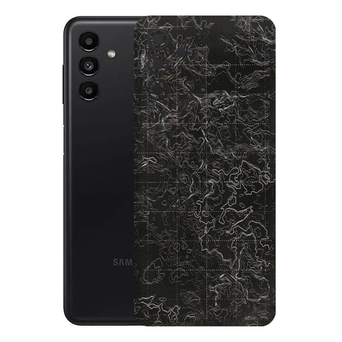 Samsung A/S Series Phone Skins (All Models) - Black map Texture - 3D Embossed Finish (L-201) Samsung Galaxy A13 (5G)