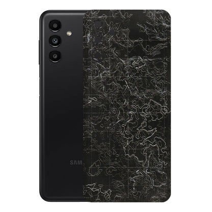 Samsung A/S Series Phone Skins (All Models) - Black map Texture - 3D Embossed Finish (L-201) Samsung Galaxy A13 (5G)