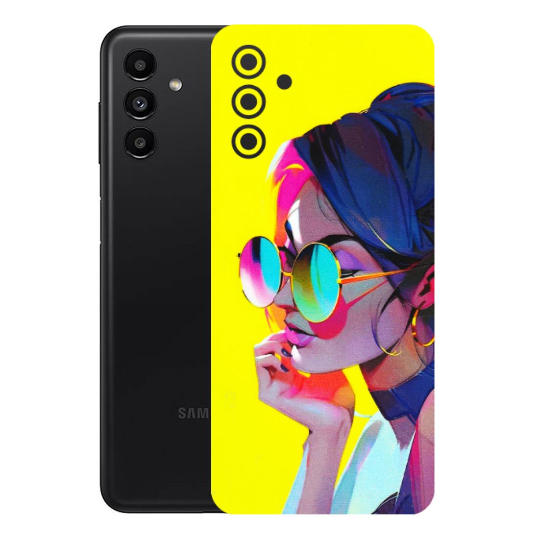 Samsung A/S Series Phone Skins (All Models) - Bold Stylish Girl - 3D Embossed Finish (L-222) Samsung Galaxy A13 (5G)