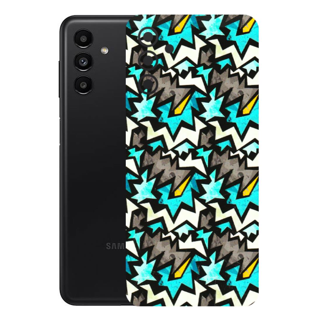 Samsung A/S Series Phone Skins (All Models) - Funky Zig Zag - 3D Embossed Finish (L-223) Samsung Galaxy A13 (5G)
