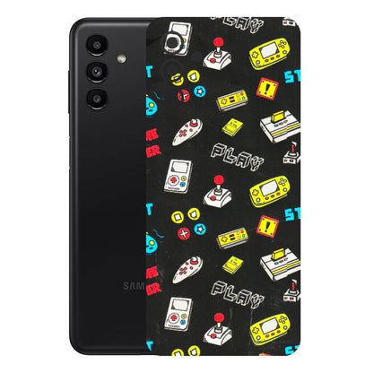 Samsung A/S Series Phone Skins (All Models) - Gaming Doodles - 3D Embossed Finish (L-224) Samsung Galaxy A13 (5G)