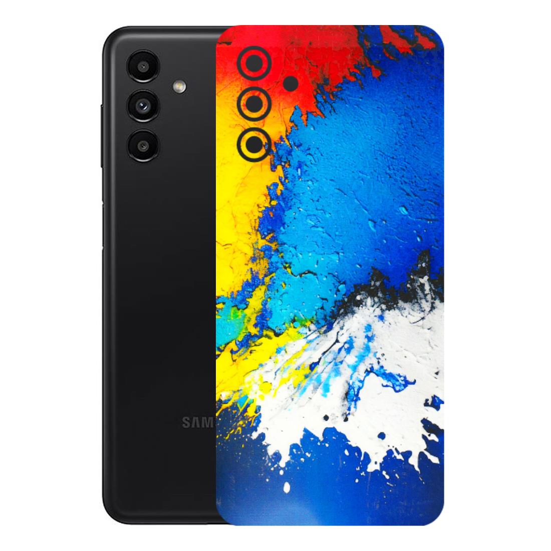 Samsung A/S Series Phone Skins (All Models) - Acrylic Paint Spill - 3D Embossed Finish (L-229) Samsung Galaxy A13 (5G)