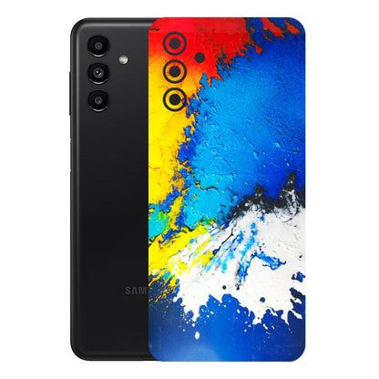 Samsung A/S Series Phone Skins (All Models) - Acrylic Paint Spill - 3D Embossed Finish (L-229) Samsung Galaxy A13 (5G)
