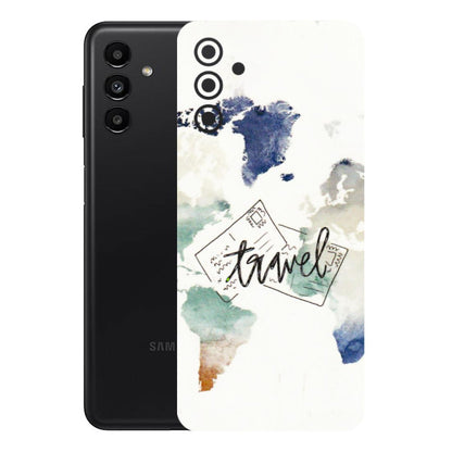 Samsung A/S Series Phone Skins (All Models) - Travel The World - 3D Embossed Finish (L-232) Samsung Galaxy A13 (5G)
