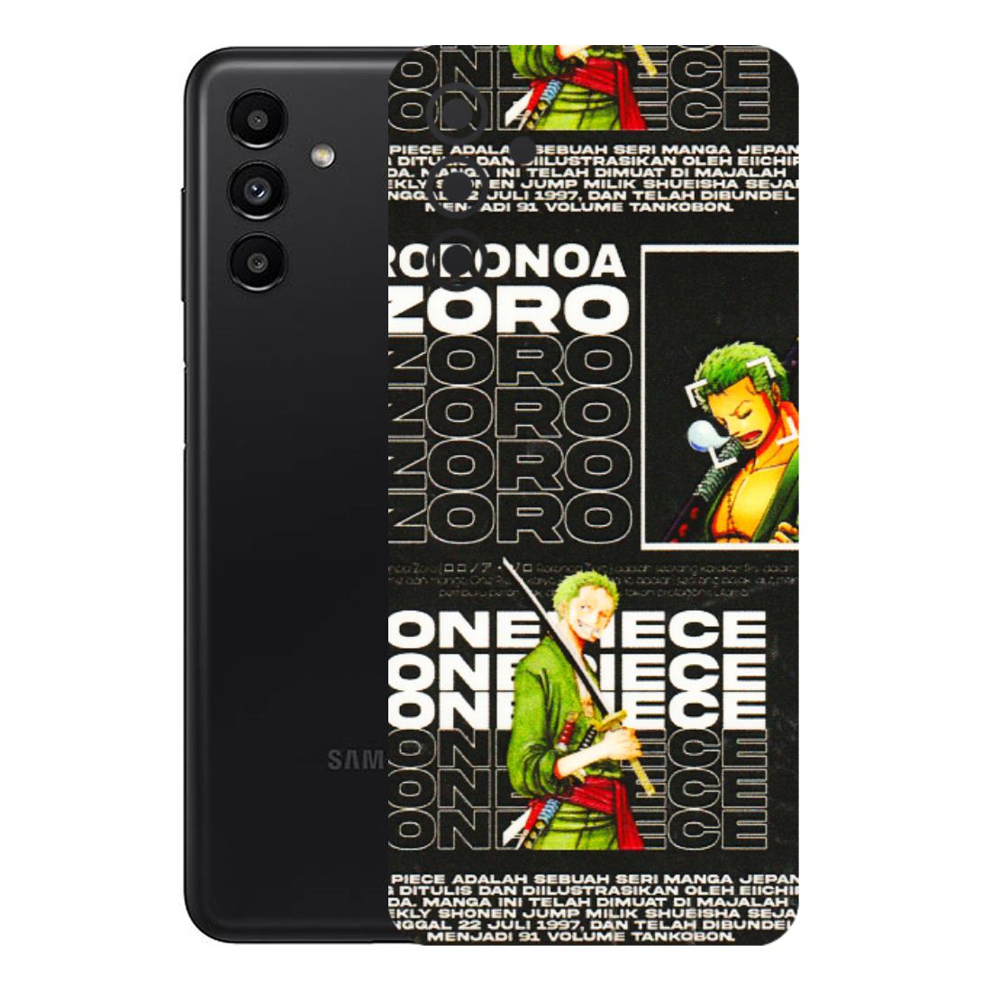 Samsung A/S Series Phone Skins (All Models) - One Piece Zoro - 3D Embossed Finish (L-250) Samsung Galaxy A13 (5G)