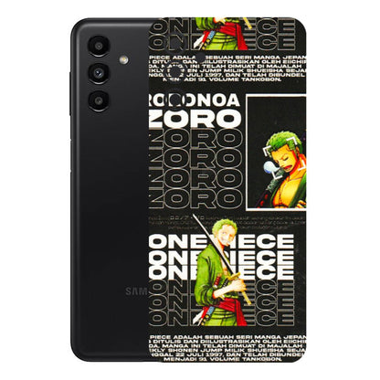 Samsung A/S Series Phone Skins (All Models) - One Piece Zoro - 3D Embossed Finish (L-250) Samsung Galaxy A13 (5G)