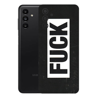 Samsung A/S Series Phone Skins (All Models) - The F Word - 3D Embossed Finish (L-255) Samsung Galaxy A13 (5G)