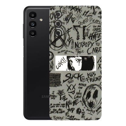 Samsung A/S Series Phone Skins (All Models) - Never Have Love Anime - 3D Embossed Finish (L-260) Samsung Galaxy A13 (5G)