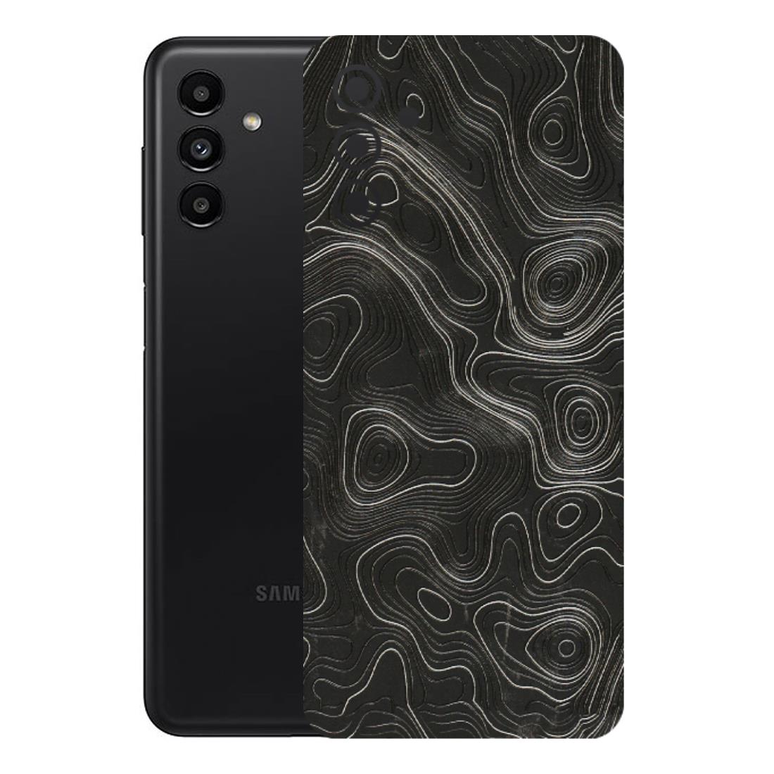 Samsung A/S Series Phone Skins (All Models) - Abstract White Line Map - 3D Embossed Finish (L-269) Samsung Galaxy A13 (5G)