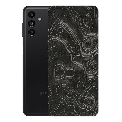 Samsung A/S Series Phone Skins (All Models) - Abstract White Line Map - 3D Embossed Finish (L-269) Samsung Galaxy A13 (5G)