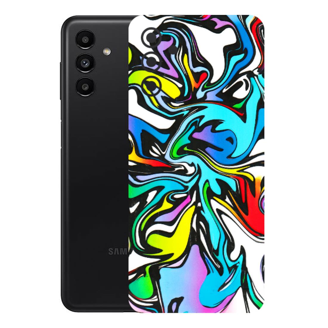 Samsung A/S Series Phone Skins (All Models) - Abstract Colour Paints - 3D Embossed Finish (L-271) Samsung Galaxy A13 (5G)