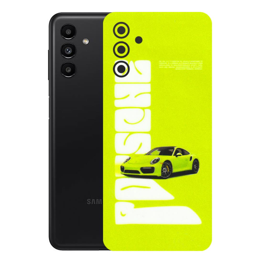 Samsung A/S Series Phone Skins (All Models) - Lime Green Porche - 3D Embossed Finish (L-30) Samsung Galaxy A13 (5G)