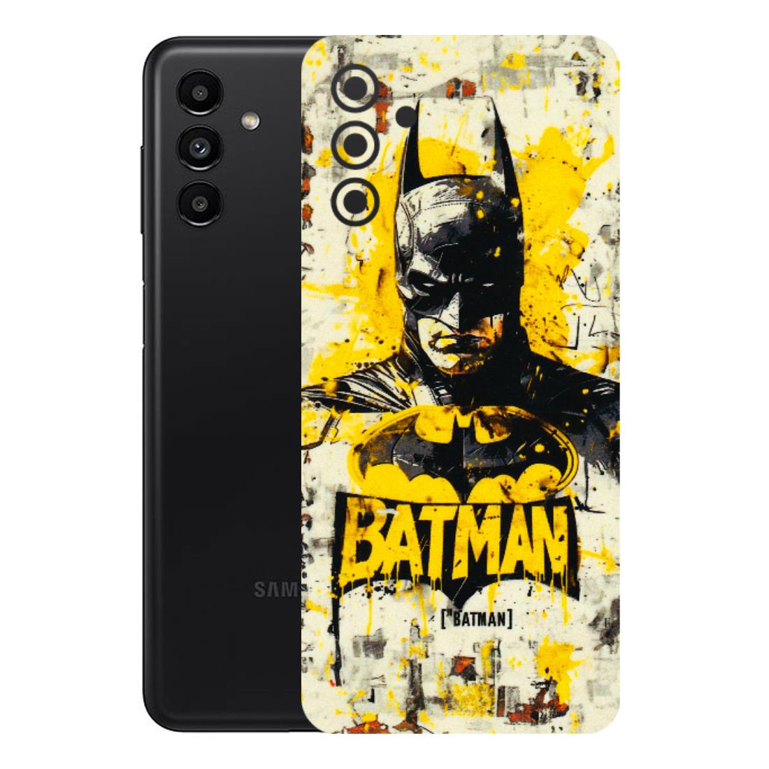 Samsung A/S Series Phone Skins (All Models) - Batman Yellow BT - 3D Embossed Finish (L-304) Samsung Galaxy A13 (5G)