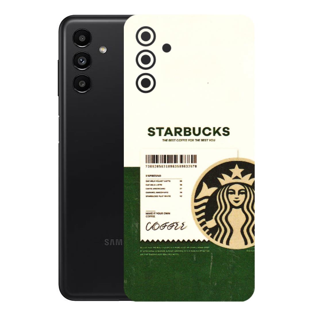 Samsung A/S Series Phone Skins (All Models) - Starbucks Barcode - 3D Embossed Finish (L-308) Samsung Galaxy A13 (5G)