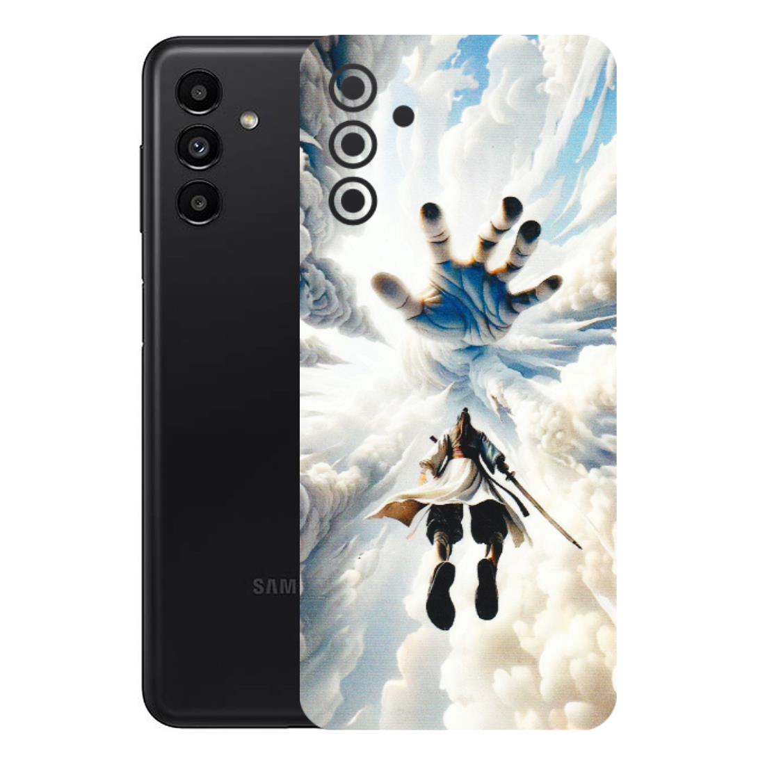 Samsung A/S Series Phone Skins (All Models) - Big Hand With Monkey King - 3D Embossed Finish (L-323) Samsung Galaxy A13 (5G)